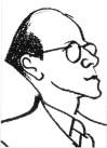 Ota Or­nest na kresbě An­to­ní­na Pel­ce, 1947
